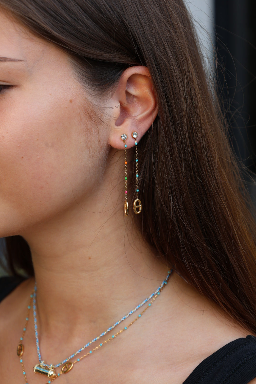 Boucles d'oreilles Iris