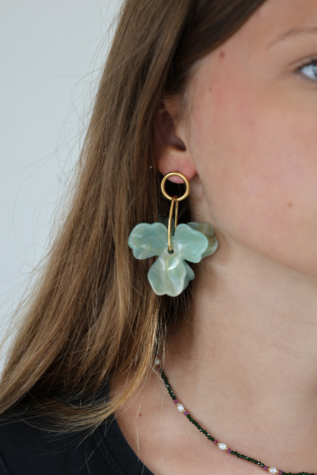 Boucles d'oreilles Fleur M