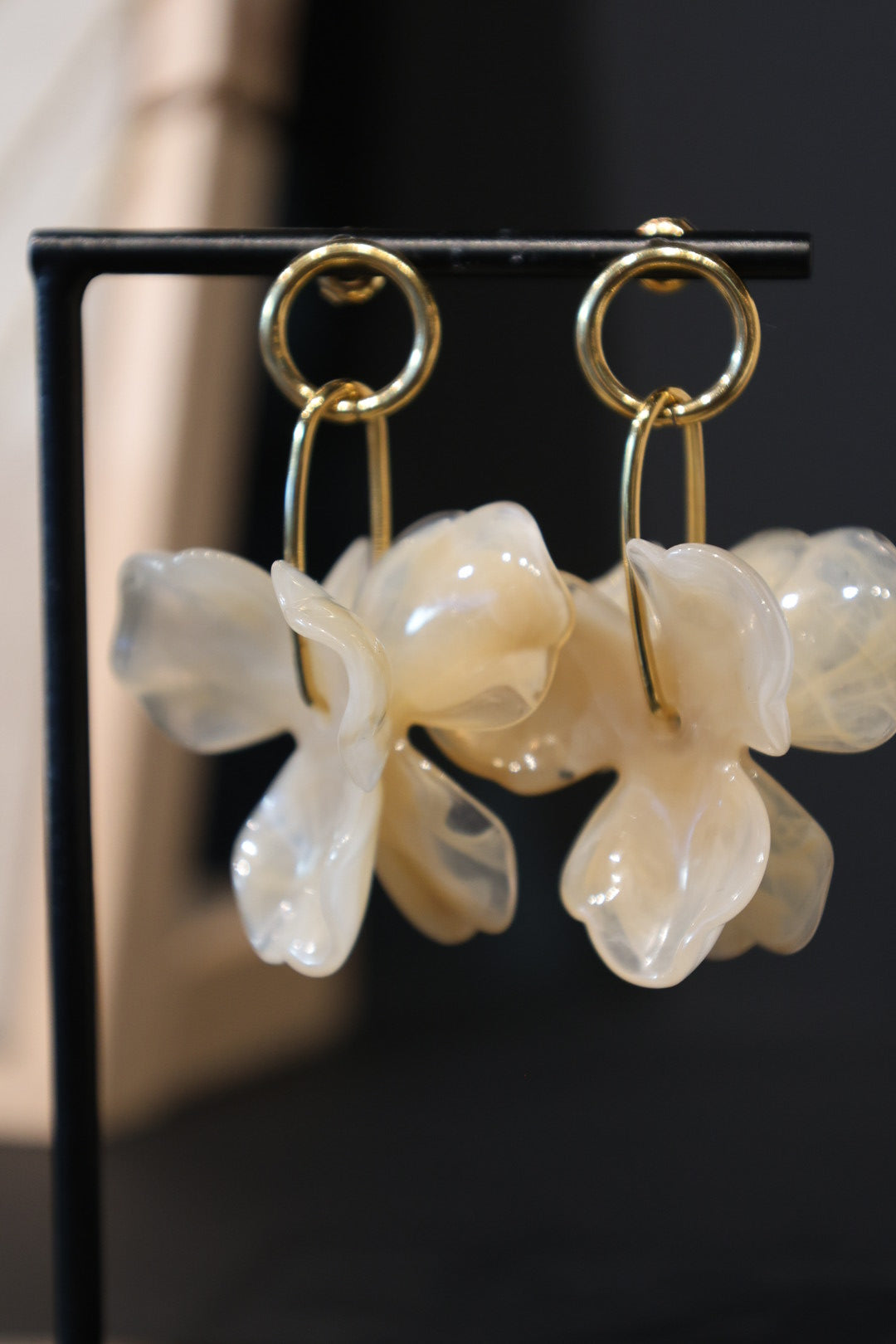 Boucles d'oreilles Fleur M