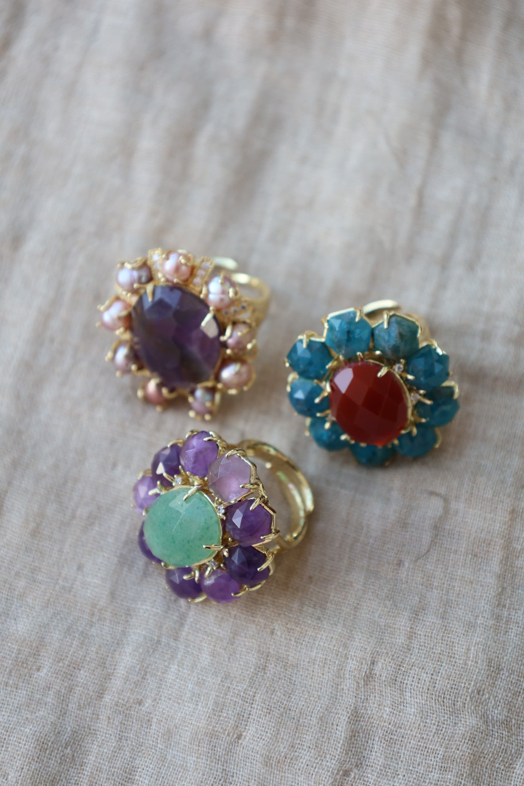 BAGUE ROSACE