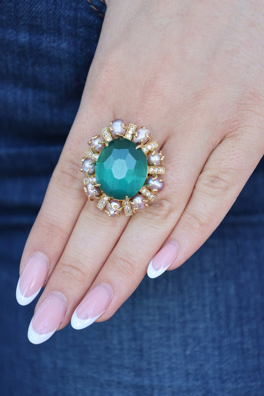 BAGUE ROSACE