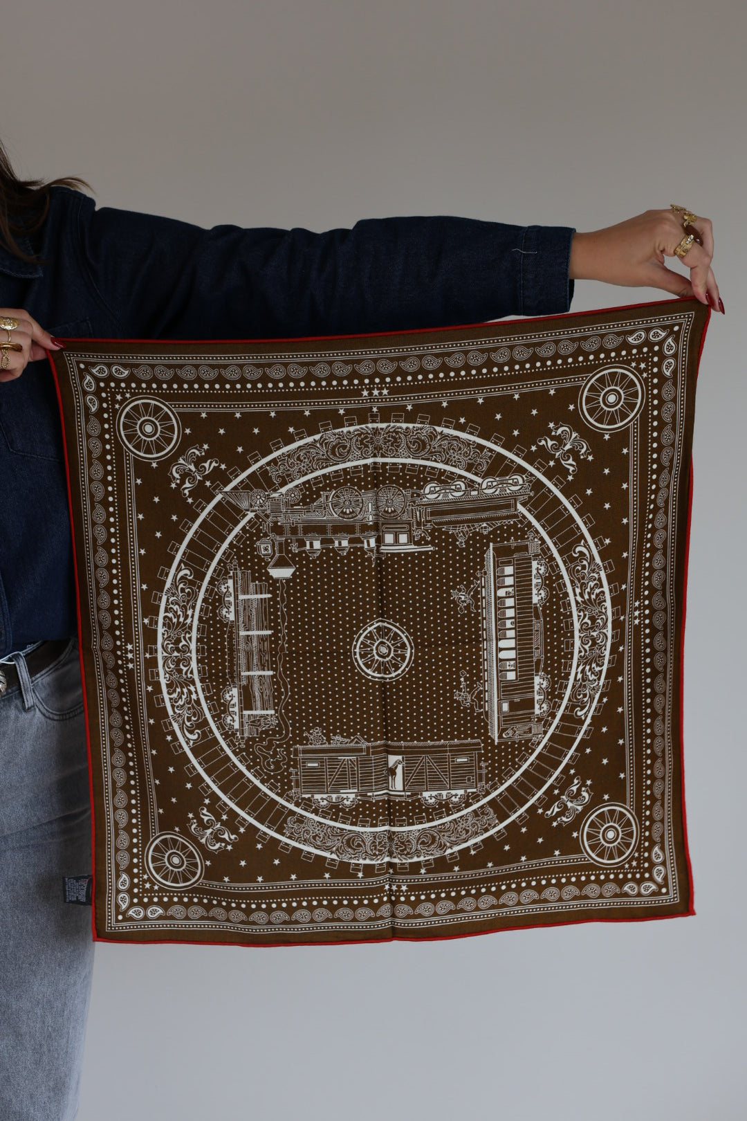 Foulard réversible Calcutta