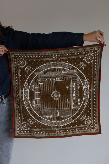 Foulard réversible Calcutta