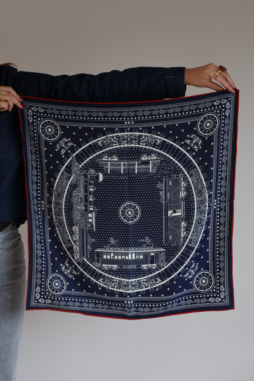Foulard réversible Calcutta