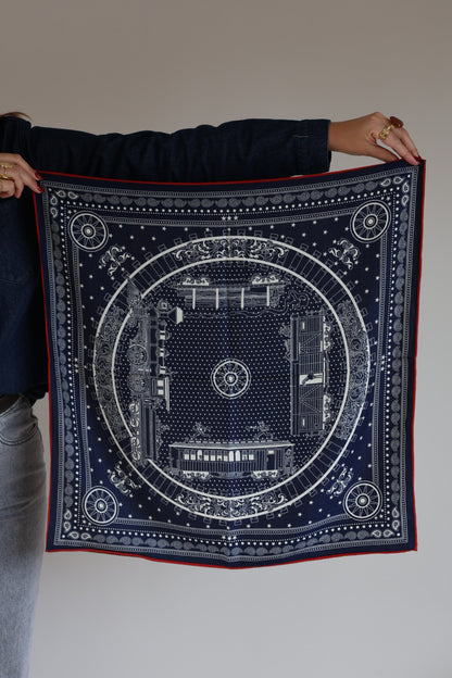 Foulard réversible Calcutta