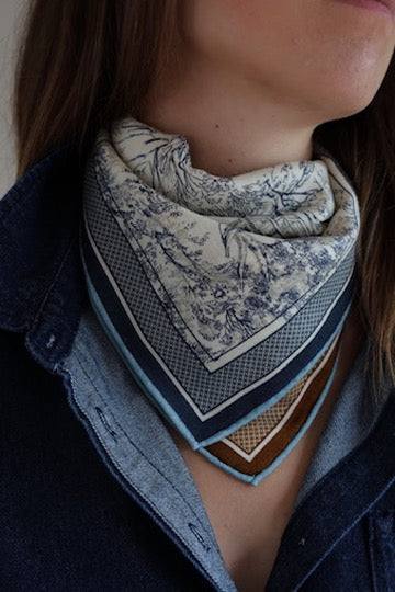 Foulard réversible Hanoï