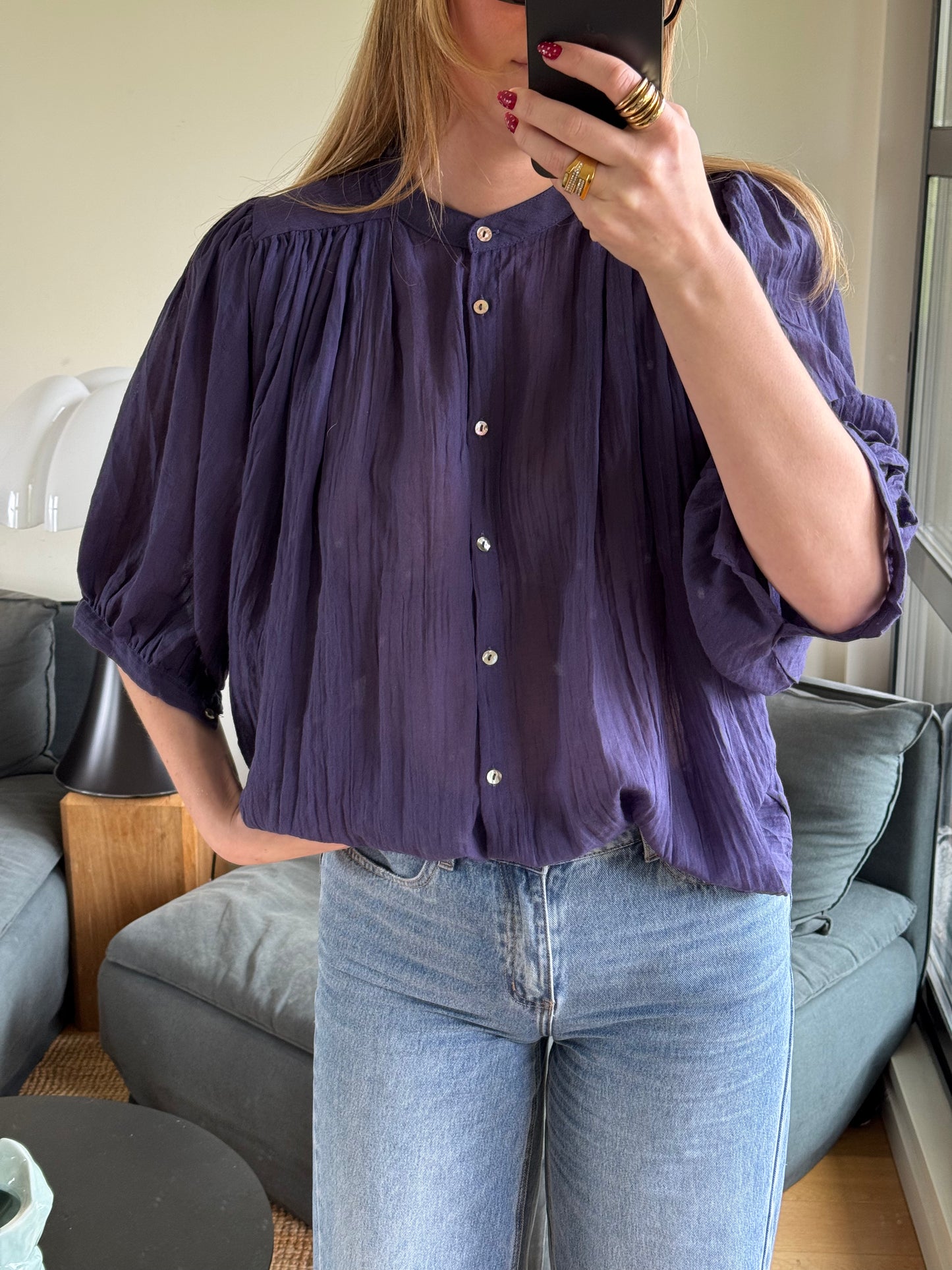 BLOUSE CASSY🫐