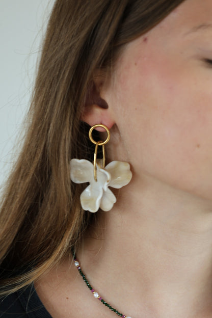 Boucles d'oreilles Fleur M
