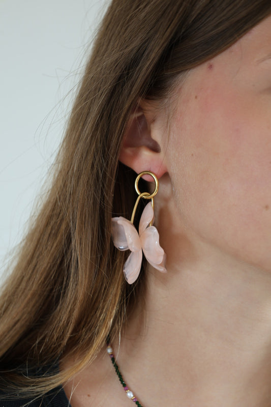 Boucles d'oreilles Fleur M