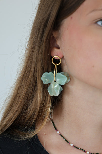 Boucles d'oreilles Fleur M