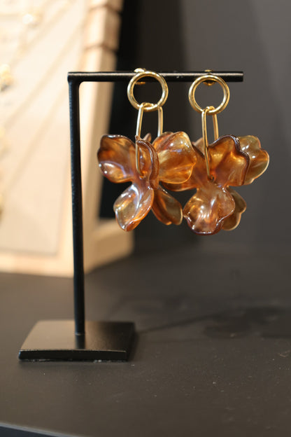 Boucles d'oreilles Fleur M