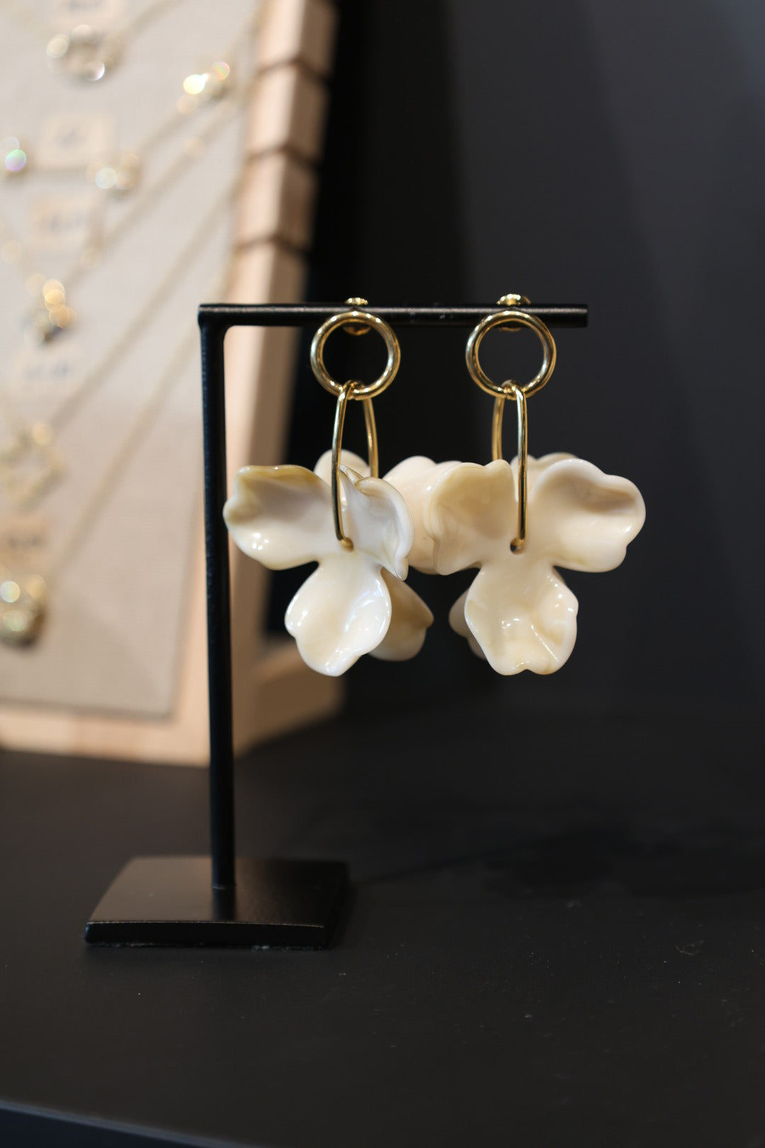 Boucles d'oreilles Fleur M