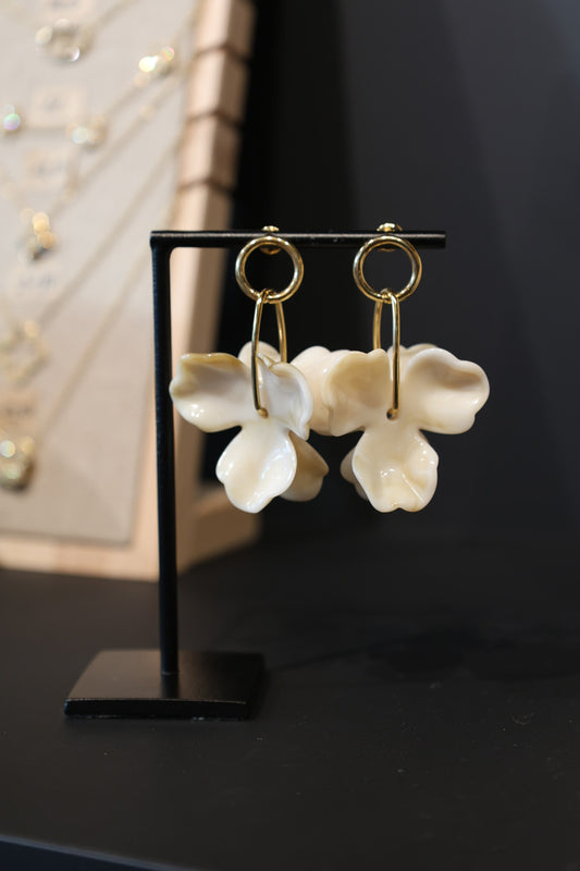 Boucles d'oreilles Fleur M