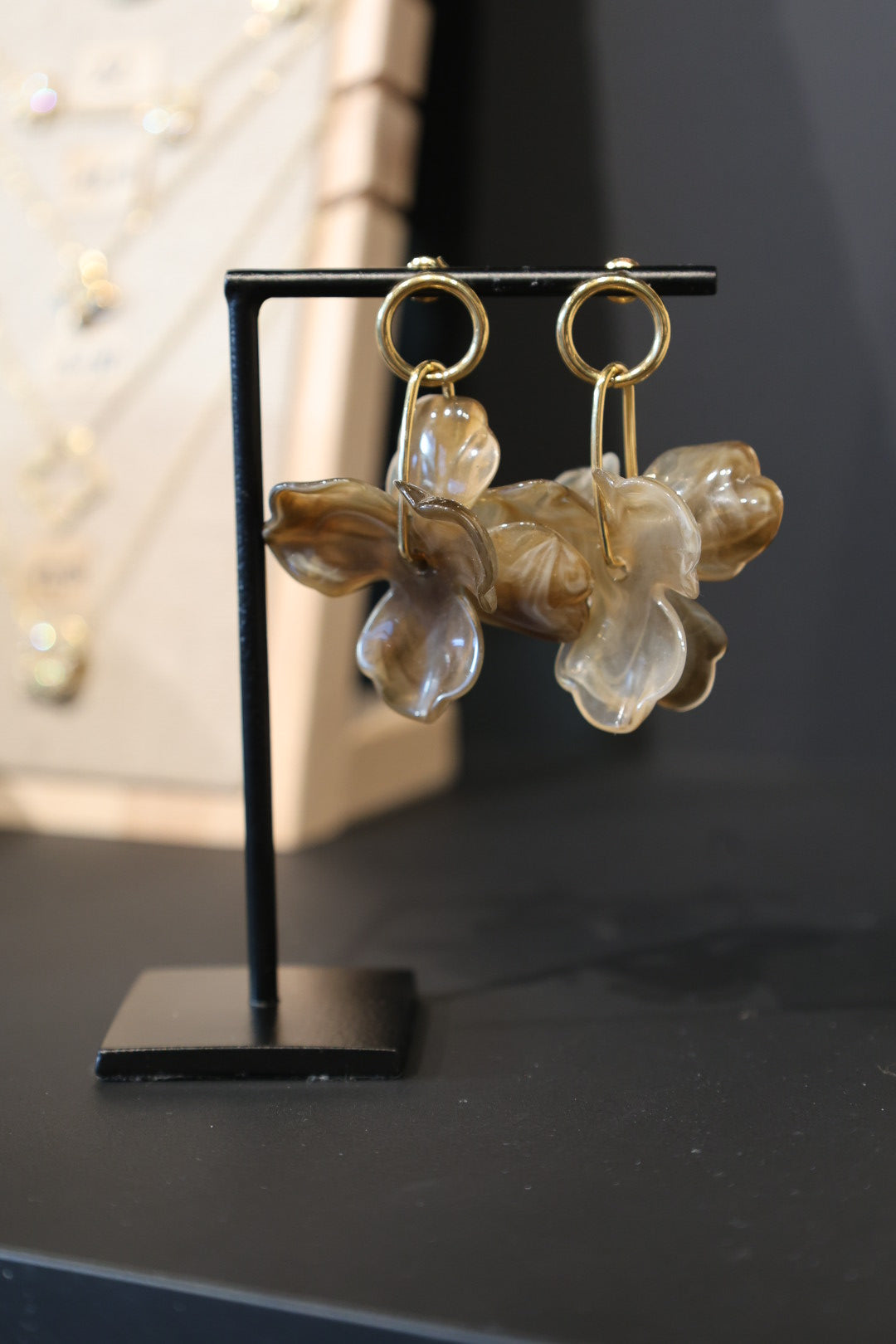 Boucles d'oreilles Fleur M