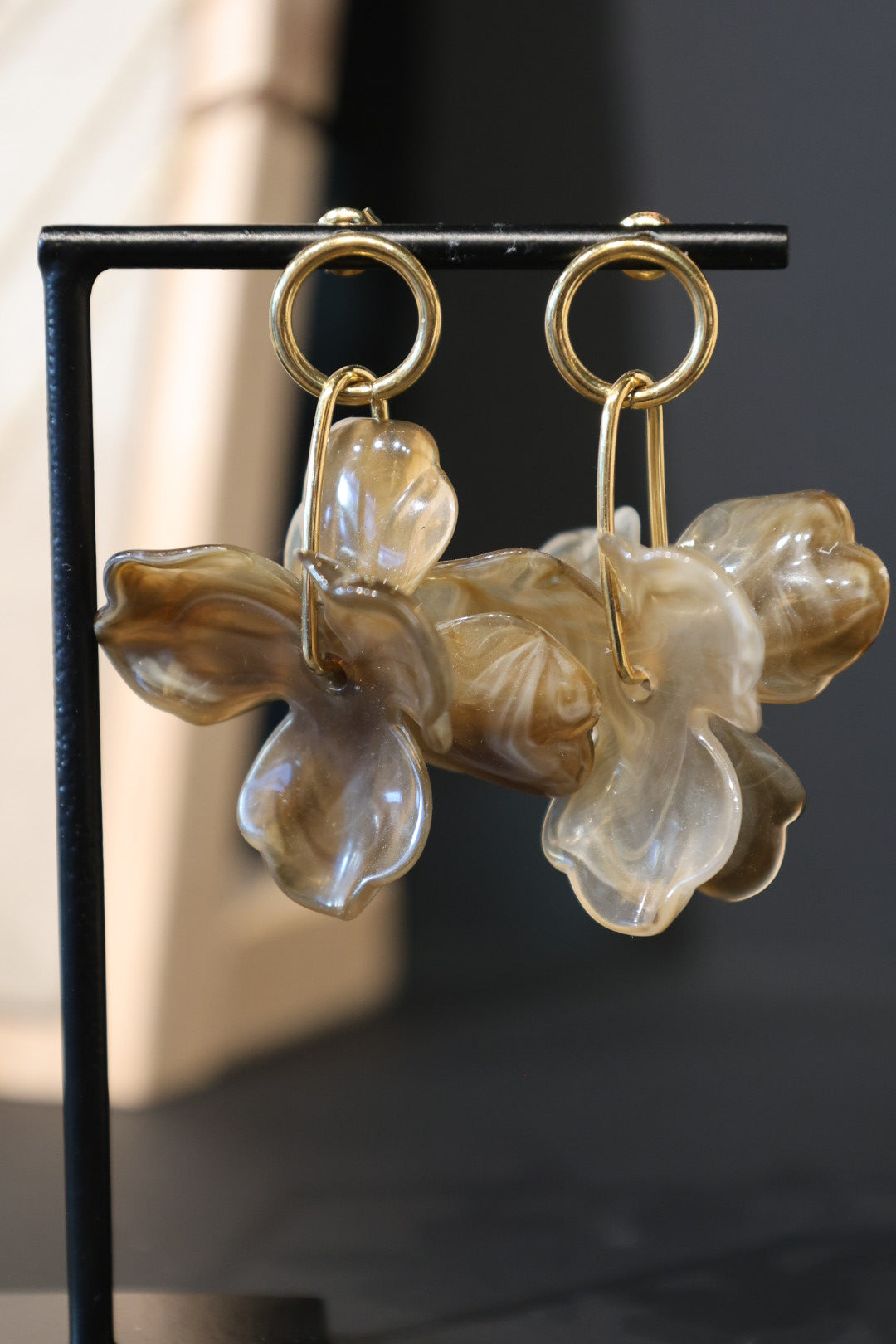 Boucles d'oreilles Fleur M
