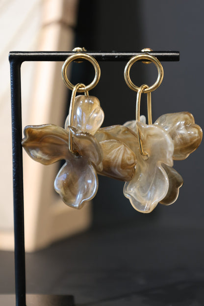 Boucles d'oreilles Fleur M