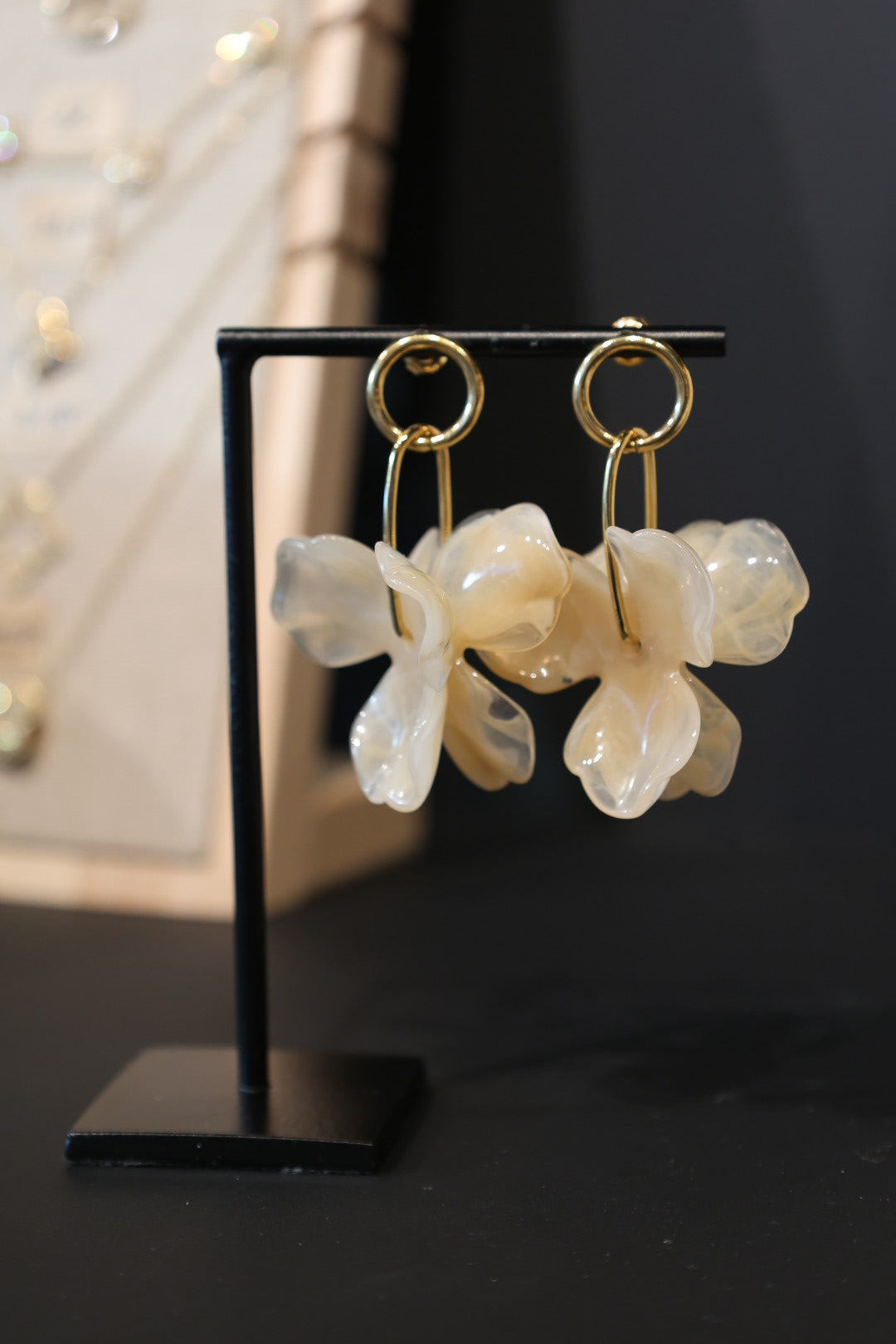 Boucles d'oreilles Fleur M