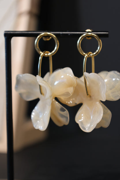 Boucles d'oreilles Fleur M