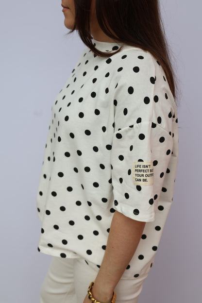 TEE-SHIRT À POIS ☀️