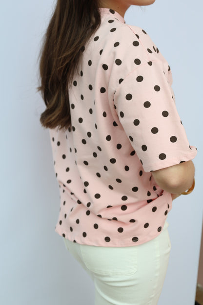 TEE-SHIRT À POIS ☀️