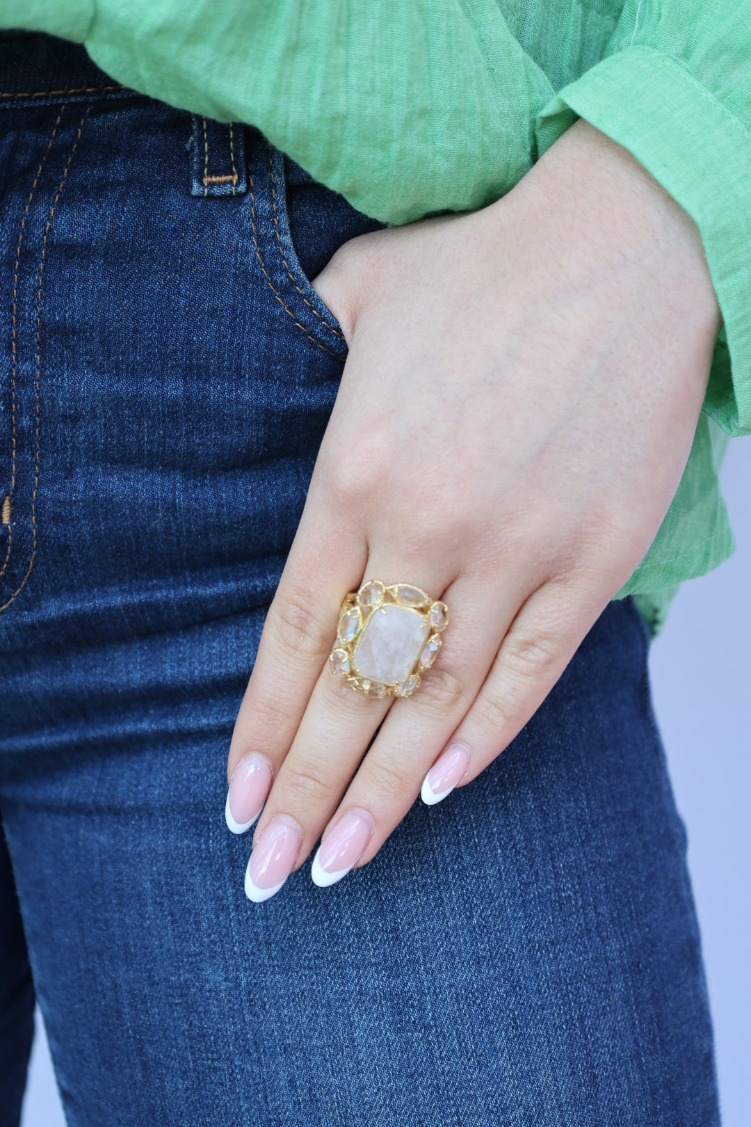 BAGUE VIOLETTE
