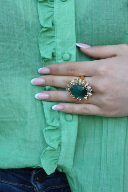 BAGUE ROSACE