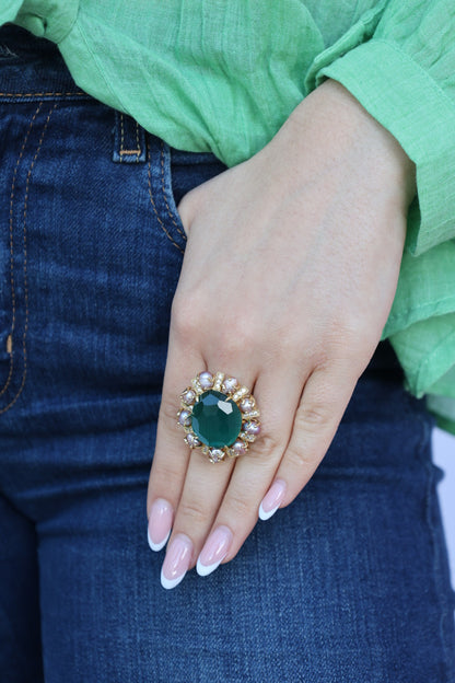 BAGUE ROSACE
