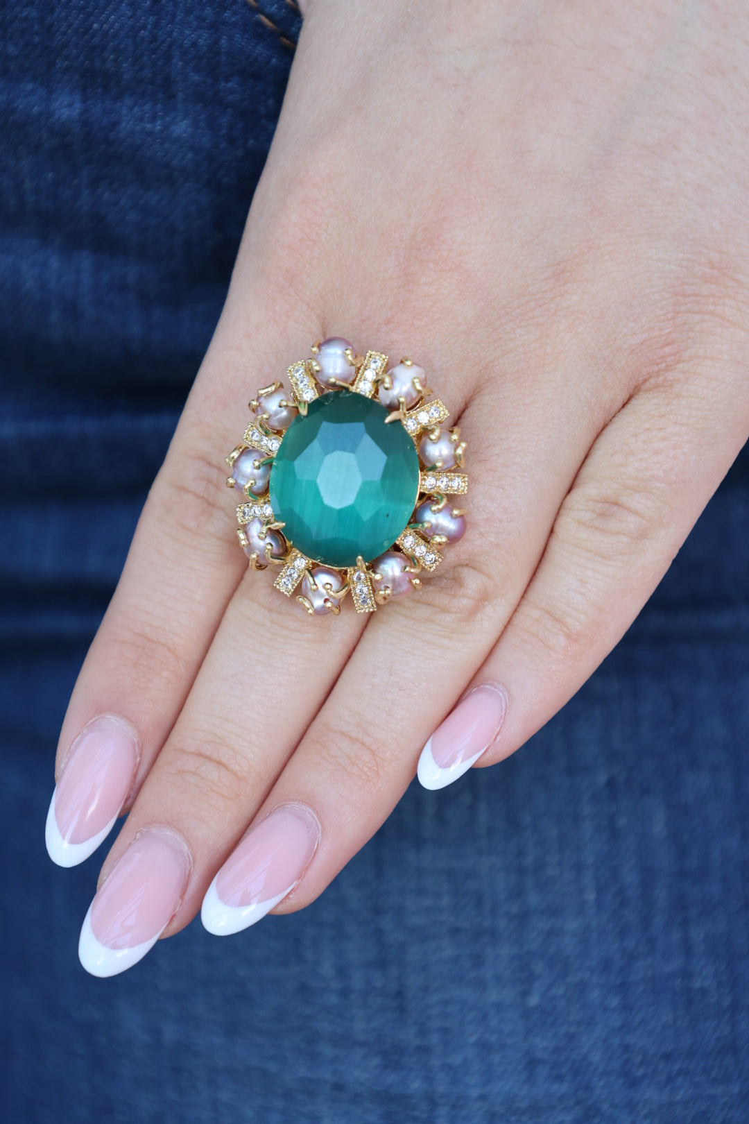 BAGUE ROSACE