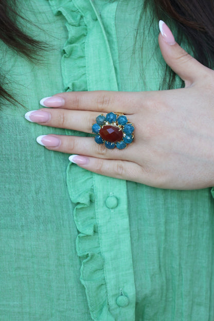 BAGUE ROSACE