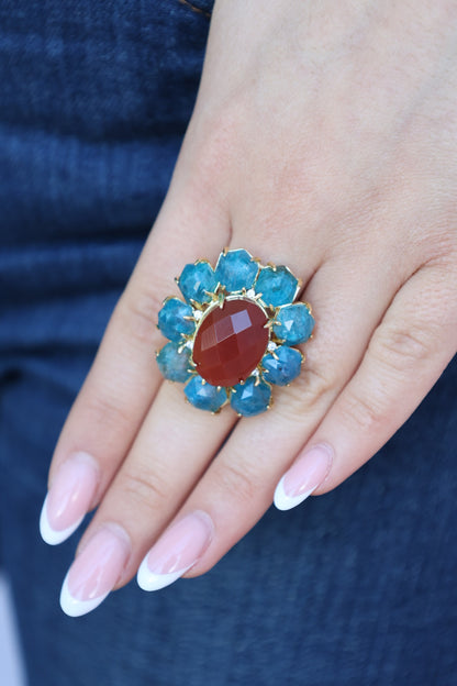 BAGUE ROSACE